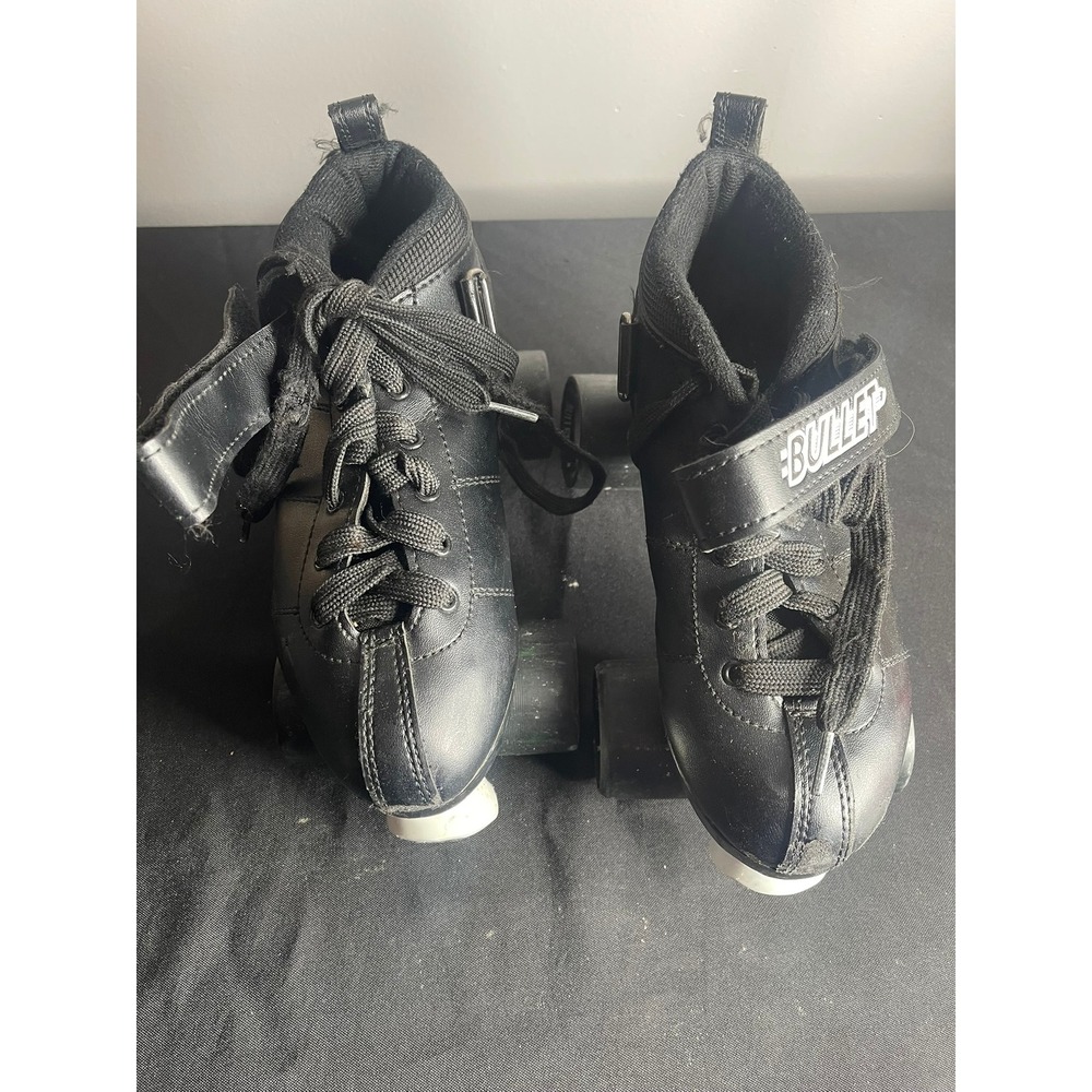 Chicago Skates Bullet Men Speed Skates Black Quad Roller Skates Size 6 EUR 39-40